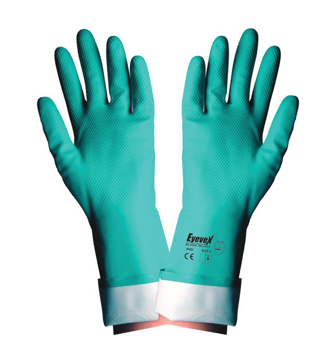 Eyevex Nitrile Flockline Gloves SHD 029
