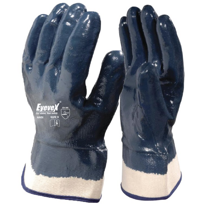 Eyevex Heavy Duty Nitrile Dipped Gloves SNDG 025