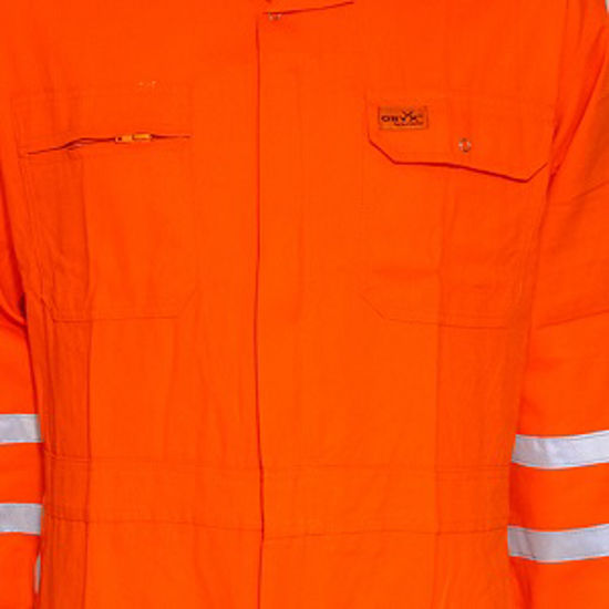 ELITE   WORK WEAR 100% COTTON COVERALL 240 GSM  ORANGE- OCW 240 ER
