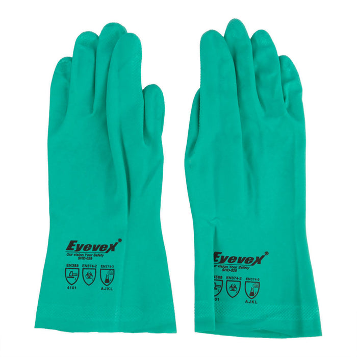 Eyevex Nitrile Flockline Gloves SHD 029